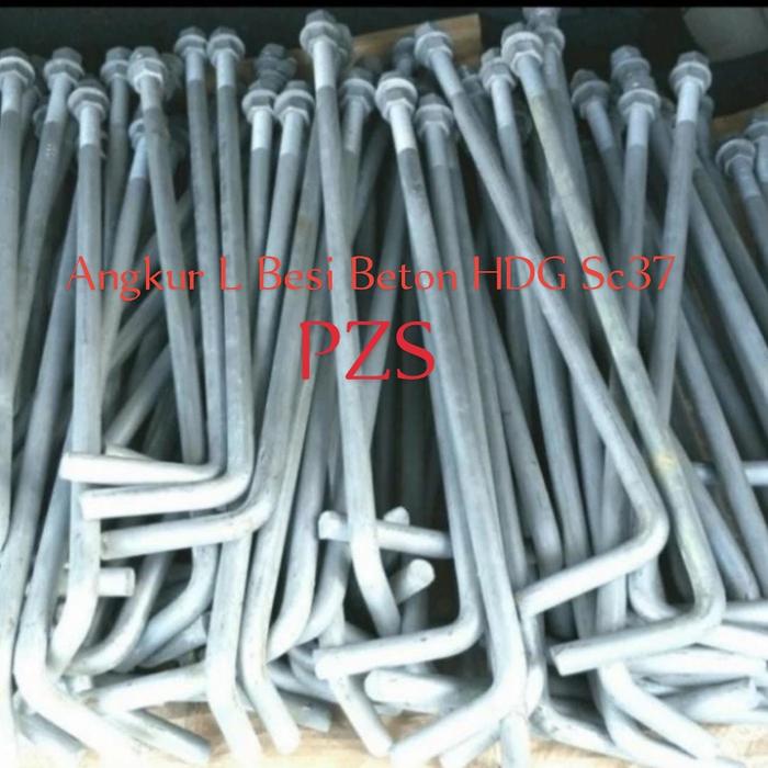 Gambar angkur L hdg M20 x 700 mm x 100 mm dari Putri Zena Store undefined Tokopedia