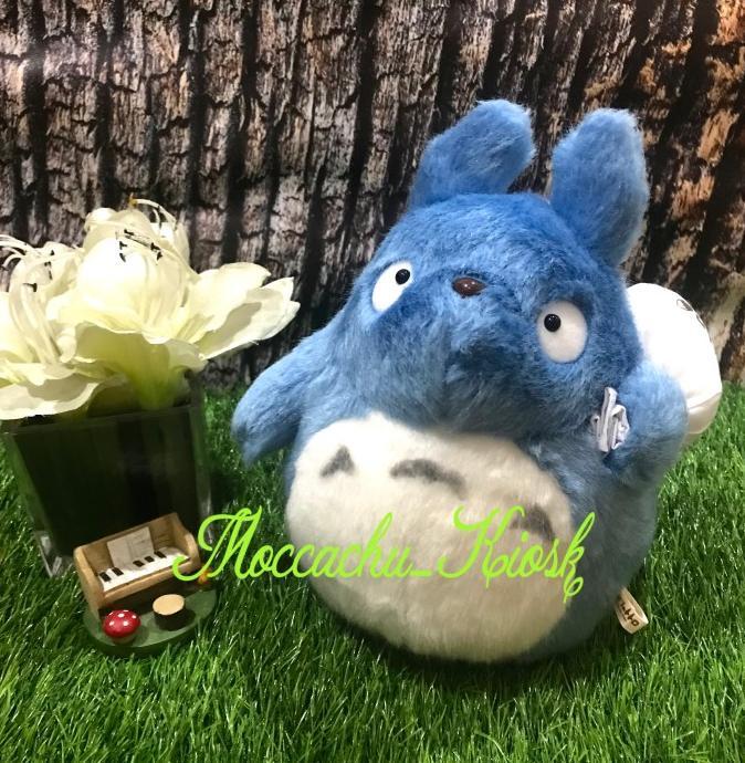 Gambar Totoro Stuffed Toy Plush Blue Studio Ghibli / boneka totoro biru MURAH dari ACF_Store undefined Tokopedia