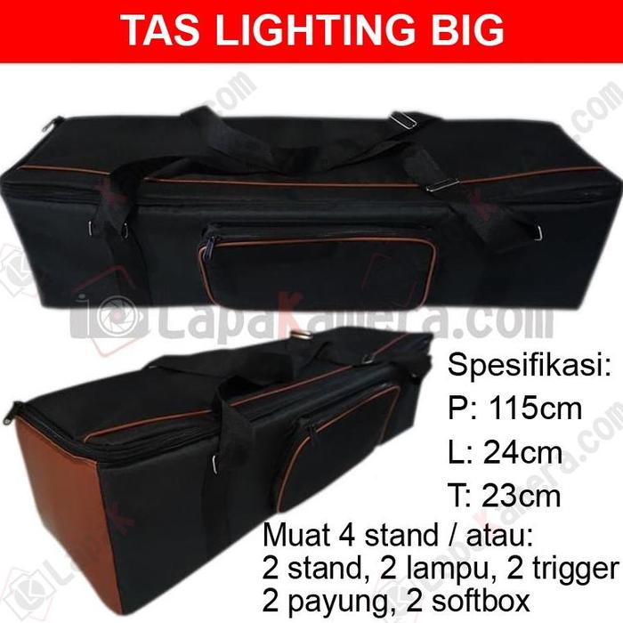 Gambar Tas Lighting / Tas Light Stand / Tas Tripod Lampu - BIG 115cm dari sekarstok undefined 5 Tokopedia