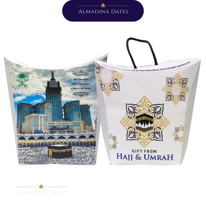 Gambar PAPER BAG OLEH-OLEH HAJI & UMROH/ TAS OLEH-OLEH HAJI - Putih dari Almadina Dates undefined Tokopedia