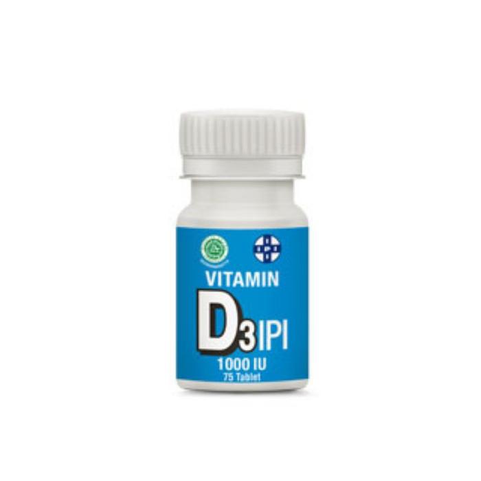 Gambar Vitamin D3 IPI 1000 IU 75 Tablet - 30 tab dari alfamedikamakassarnew undefined 2 Tokopedia