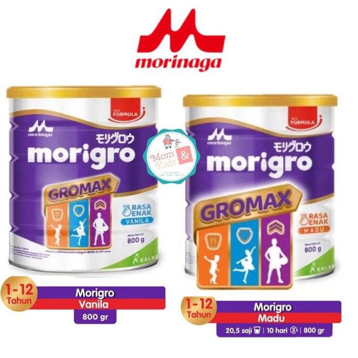 Gambar GANESA MORIGRO GROMAX VANILA MADU 800 GR | MORINAGA MORIGRO 800GR dari Ganesa Herbal undefined Tokopedia