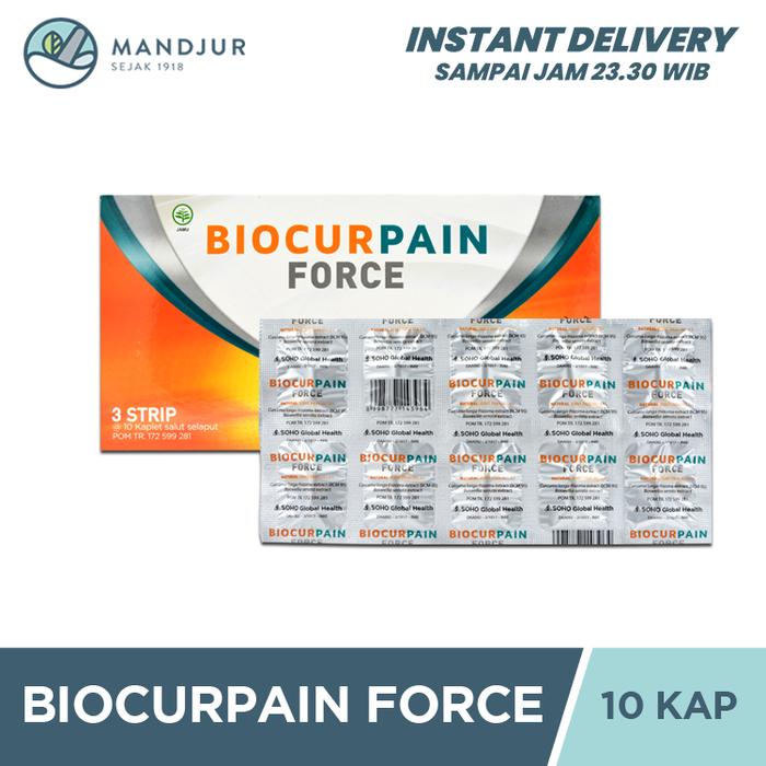 Gambar Biocurpain Force 10 Kaplet - Pereda Nyeri Persendian dari Apotekmandjurofficial undefined Tokopedia