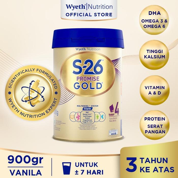 Gambar TERBARU S-26 PROMISE GOLD TAHAP 4 VANILA SUSU PERTUMBUHAN ANAK USIA dari Deminovia Collect undefined Tokopedia