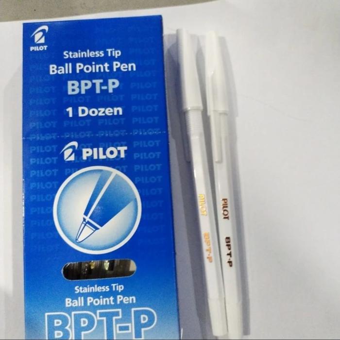 Gambar Pilot BPTP 1 lusin / Pilot BPTP 1dz - Putih Ink Hitam dari atkworld undefined Tokopedia