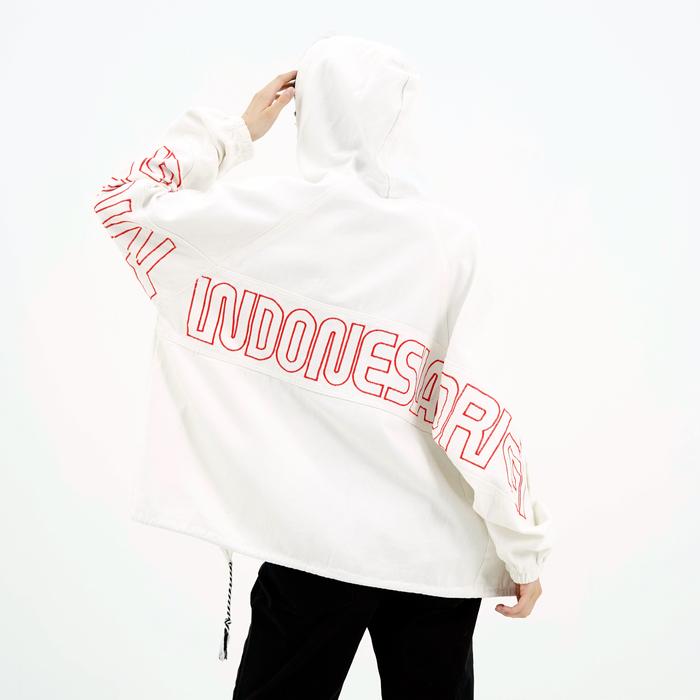 Gambar AMR Original - Original Style Merdeka 2205 - Jaket Jeans Denim Jacket - Putih dari AMR ORIGINAL undefined Tokopedia