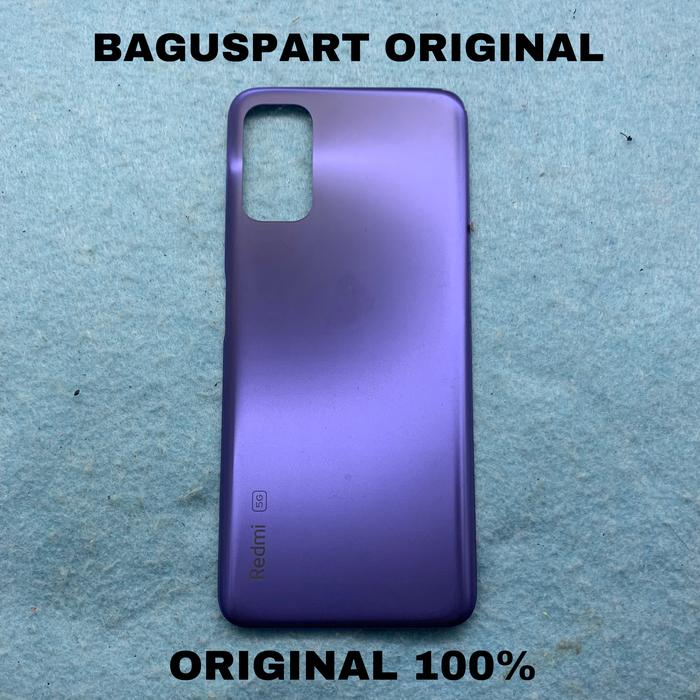 Gambar BACKDOOR CASING TUTUP XIAOMI REDMI NOTE 10 5G ORIGINAL COPOTAN - Blue dari BAGUSPARTS ORI undefined Tokopedia