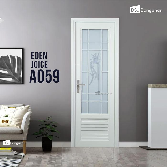 Gambar Eden Pintu uPVC Kamar Mandi Pintu Estetik Kirim Instant - A059, Kiri dari DSJ Bangunan undefined Tokopedia