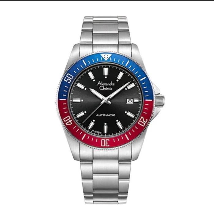 Gambar JAM TANGAN AUTOMATIC OTOMATIS PRIA ALEXANDRE CHRISTIE AC 6676 - Merah-Biru dari 638store undefined Tokopedia