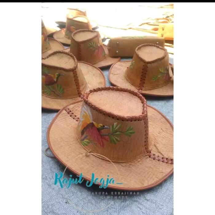 Gambar topi koboi kulit papua - lukis papua dari Grosir rajut jogja undefined 2 Tokopedia