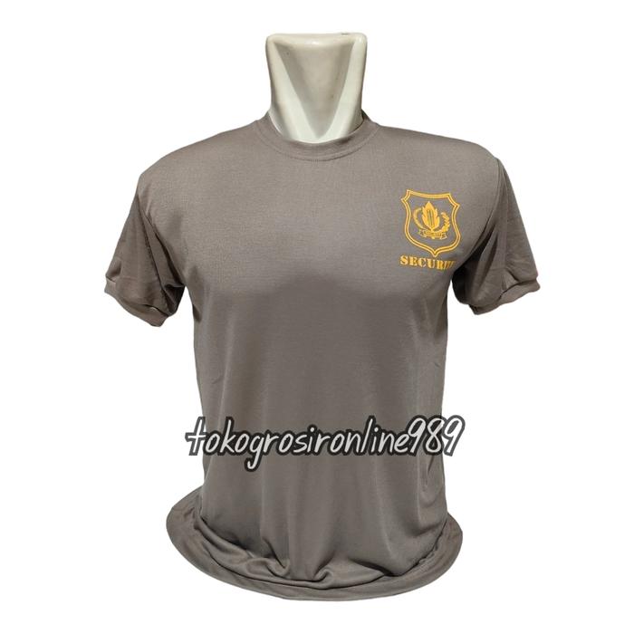 Gambar Kaos security / kaos tangan pendek security - Coklat, M dari tokogrosironline989 undefined Tokopedia