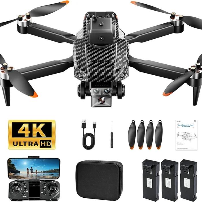 Gambar Drone murah p8 pro 4k kamera sensor anti tabrak brushless - dg 1batrei dari azzamshop rc undefined Tokopedia
