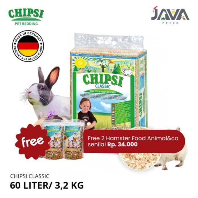 Gambar CHIPSI PET BEDDING SERBUK KAYU HAMSTER/MARMUT WOOD PET LITTER 3,2 KG - Classic dari warungagil undefined Tokopedia