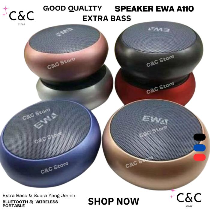 Jual Speaker Bluetooth EWA A110 Portable Wireless EXTRABASS ORIGINAL ...