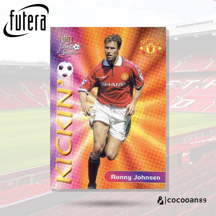 Jual Ronny Johnsen #140 - Manchester United 2000 Futera Football 