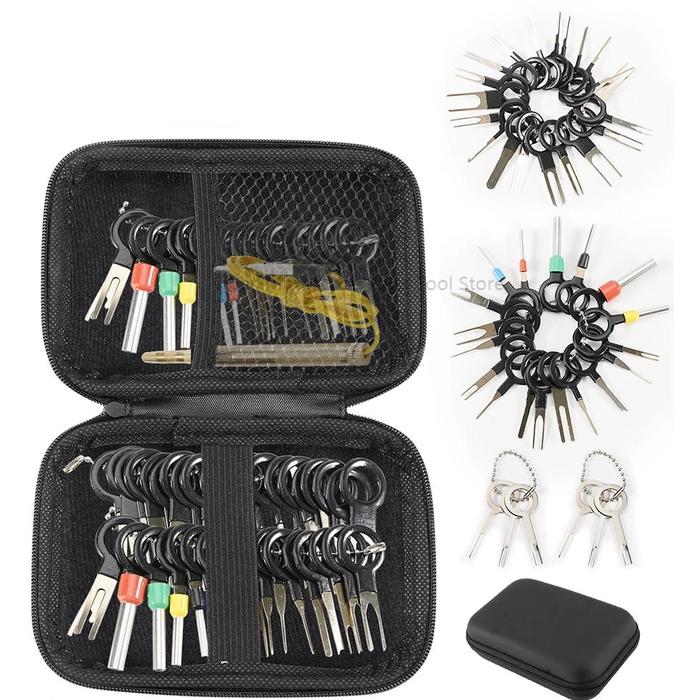 Gambar New Car Terminal Removal Tool Kit with Storage Bag Electrical Wire dari Delune Harmonize undefined Tokopedia