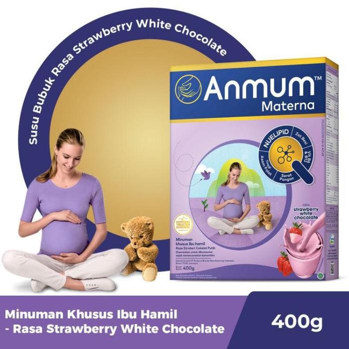 Gambar Anmum Materna Susu Ibu Hamil 400gram/Anmum Materna 400gr Promo..!! - Strawberry dari Rumahsiinggah undefined Tokopedia