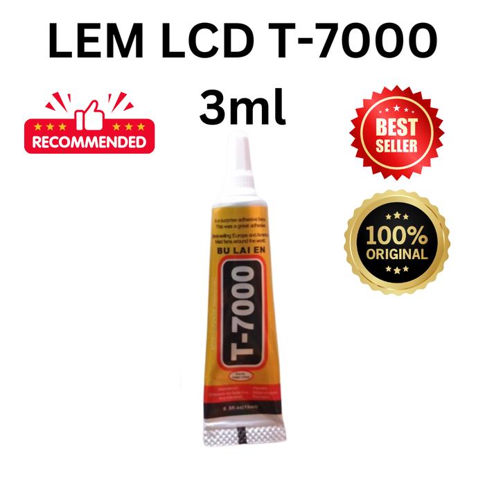 Gambar [CCKOREA] Lem LCD Touchscreen 15ml T-7000 Hitam Bening Lem Perhiasan Serbaguna - T70003mlHitam dari cckorea undefined Tokopedia