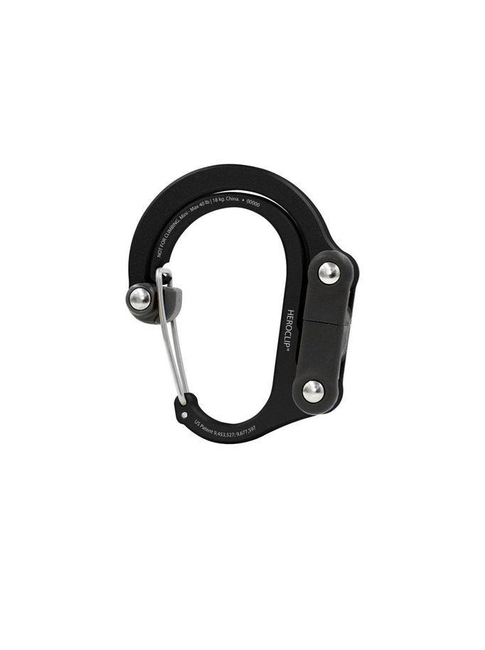 Gambar INSTAN GEAR AID HEROCLIP CARABINER MINI GANTUNGAN OUTDOOR TRAVEL - Stealth Black dari KEMPINGAN undefined Tokopedia