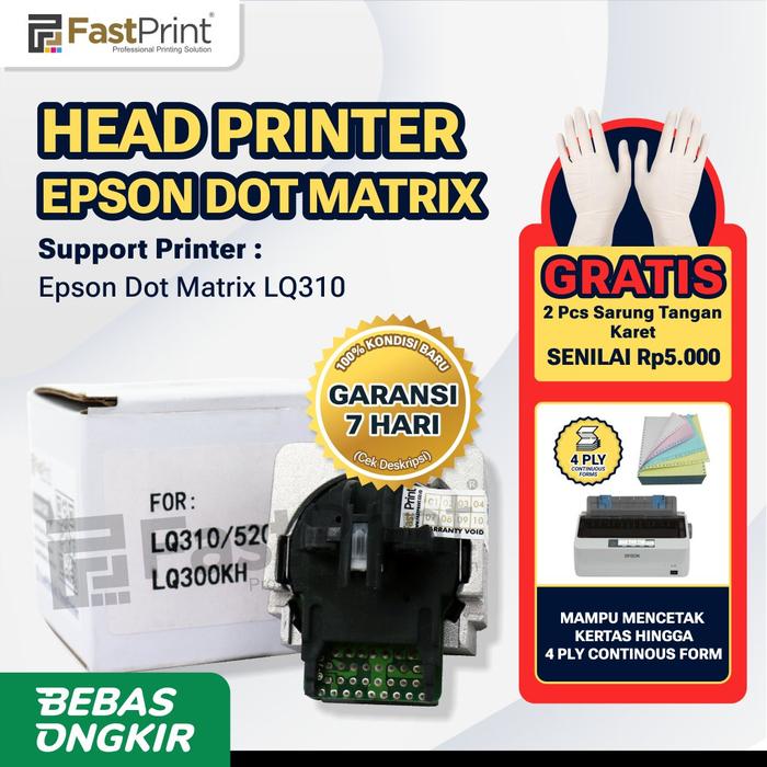 Gambar Head Printer Dotmatrix Epson LQ310 Original dari FastPrint Jakarta undefined Tokopedia