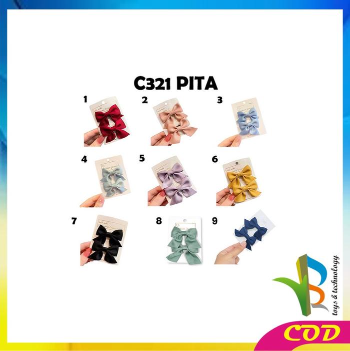 Gambar [COD] RB C321 C322 Jepit Rambut Pita Anak 2IN1 - C321 PITA, 1 dari RB TOYS AND TECHNOLOGY undefined Tokopedia