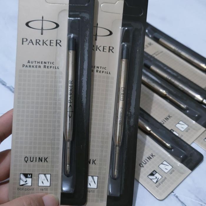 Gambar Isi Ulang Parker Original Ball Pen | Refill Parker ORIGINAL Ballpoint | Tinta Pulpen Hitam, Biru - Hitam dari serbaadashop.sas undefined Tokopedia
