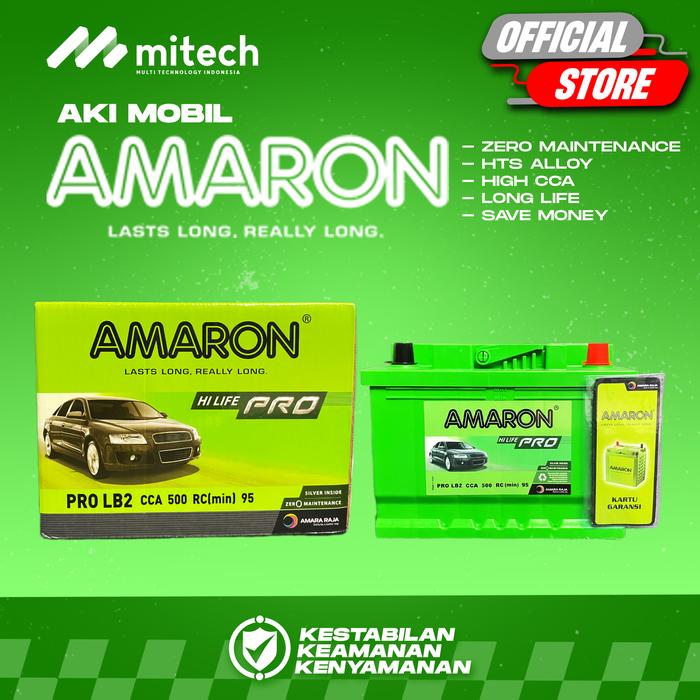 Gambar Amaron Hi Life Pro Aki Kering Mobil Peugeot 406 DIN 66 / 555-59 12V / 66Ah - GOJEK/GRAB dari Mitech Protection Kota Tangerang Selatan Tokopedia