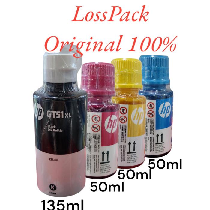 Gambar Tinta HP InkTank 315 415 Smart Tank 500 520 Gt51 GT52 Original 100% Set 4 Warna - LossPack 2 dari MitraPart Store undefined Tokopedia
