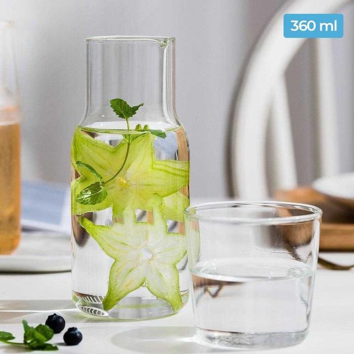 Gambar Carafe Coffee Server 2 in 1 Server dan Cangkir Kaca Tahan Panas PROMO - Small 360 ml dari Avelioo undefined Tokopedia