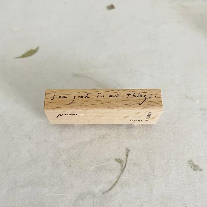 Gambar Pion Rubber Stamp Journaling - See good dari Hamany undefined Tokopedia