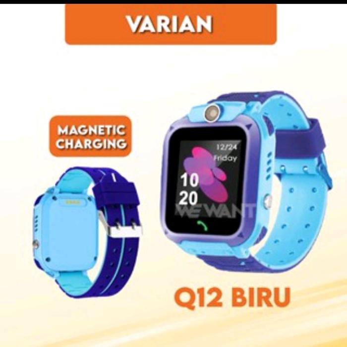 Gambar Smartwatch Q12 GPS Anak Support Sim Card / Smart watch Kids Q12 / Jam Tangan Q12 bisa telpon dan Sms - Biru dari Berkah Aiko Alwa Olshop undefined Tokopedia