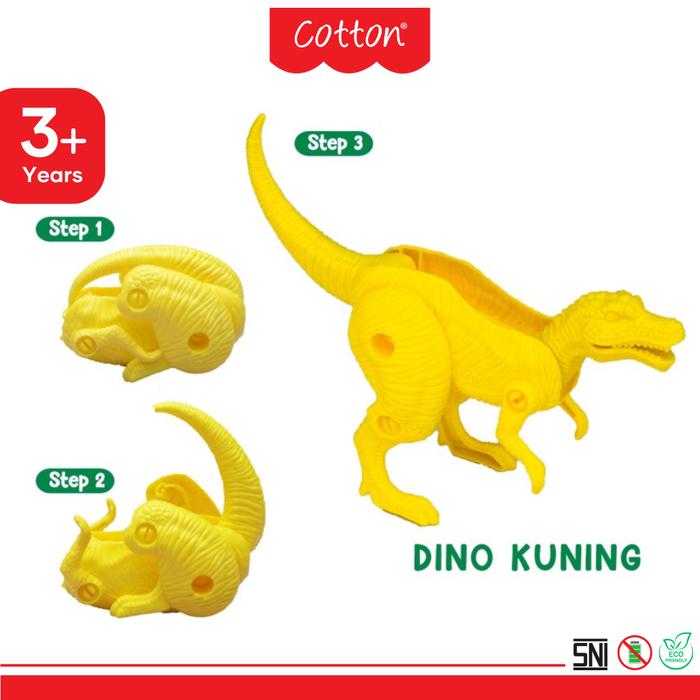 Gambar Cotton Mainan Telur Dinosaurus Dino Telur Besar Kecil Murah Mainan Hadiah Anak Terbaru Unik Laki Laki Viral Tiktok - Dino Kuning dari Acosta Official undefined Tokopedia