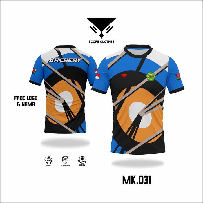 Gambar Baju Kaos Olahraga Menembak | Jersey Army Archery Quick Dry Fit FullPrinting | Free Custom Nama Dan Logo#35 - MK.035, S dari KIXKID undefined 2 Tokopedia
