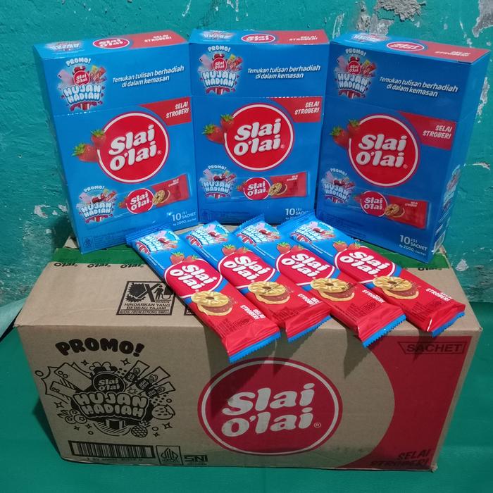 Gambar Roma Slai olai rasa strawberry 1 box kemasan baru hujan hadiah dari pebisnis_men undefined Tokopedia