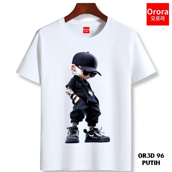 Gambar Kaos Pria Distro Gambar Cowok Gaul Street Boy - OR3D 96 PUTIH, XXXL dari ORORA INDONESIA_NEW undefined Tokopedia