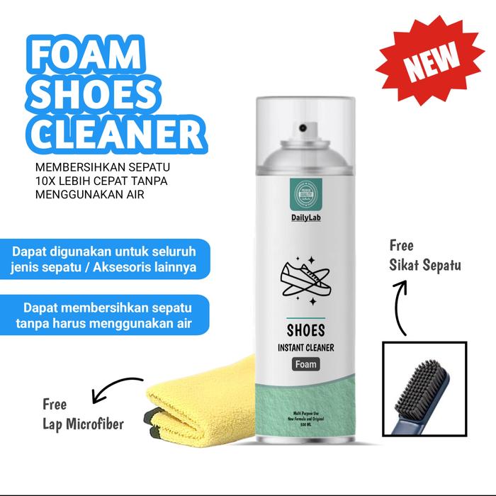 Gambar Foam Shoe Cleaner / Shoes Cleaner Pembersih Sepatu 300ml - Lengkap 300ml dari Beste store ID undefined Tokopedia