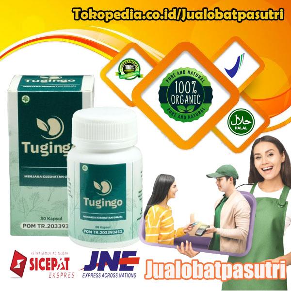 Gambar Tugingo 30 Kapsul Original Asli Obat Batu Ginjal Saluran Kemih Kontrol Tekanan Gula Darah Tinggi Diabetes Hipertensi BPOM - Tugingo dari jualobatpasutri undefined Tokopedia
