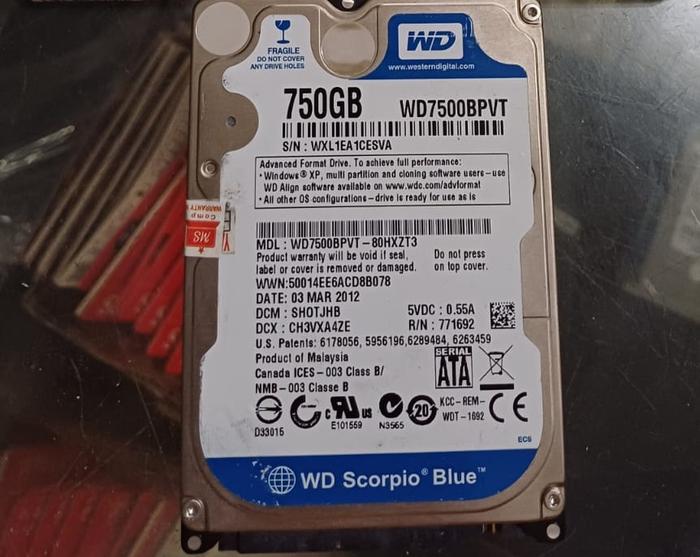 Gambar HARDISK LAPTOP 320GB-400GB-500GB SATA 2.5"IN - BEKAS BERKULIATS - HDD NB 750GB dari Wahid Computer undefined Tokopedia
