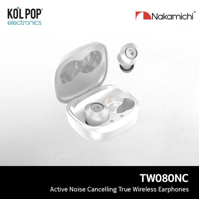 Gambar Nakamichi TW080NC True Wireless Earbuds Bluetooth Earphone - Putih dari Koolpop Electronics undefined Tokopedia