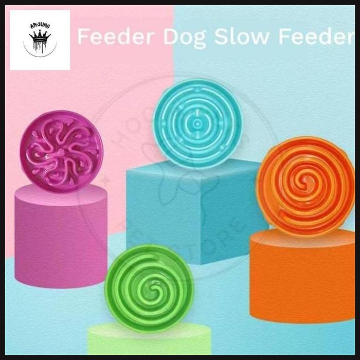 Gambar NEW SLOW FEEDER DOG CAT PET BOWL FUN FEEDER SLOW FEEDING TEMPAT MAKAN - Pink, Small dari SANG ARJUNO undefined Tokopedia
