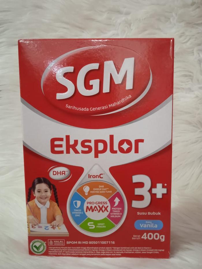 Gambar SGM Eksplor 3+ Vanila 400gr/900gr - 400gr dari Laris Swalayan Temanggung undefined Tokopedia