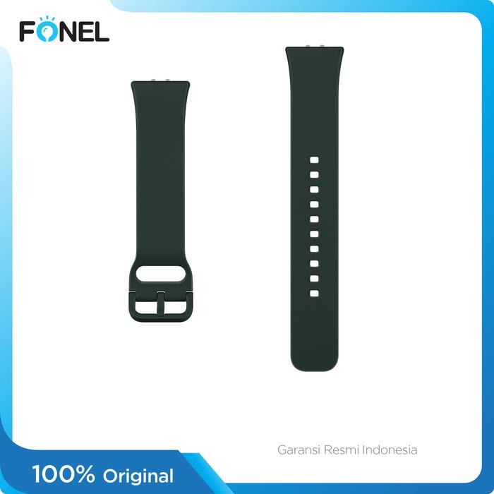 Gambar Samsung Strap Fit3 Original Sport Band Tali Fluoroelastomer Fleksibel dan Halus untuk Galaxy Fit3 Hijau Tua dan Oranye Tampilan Baru dengan Satu Klik - Dark Green dari FONEL undefined Tokopedia