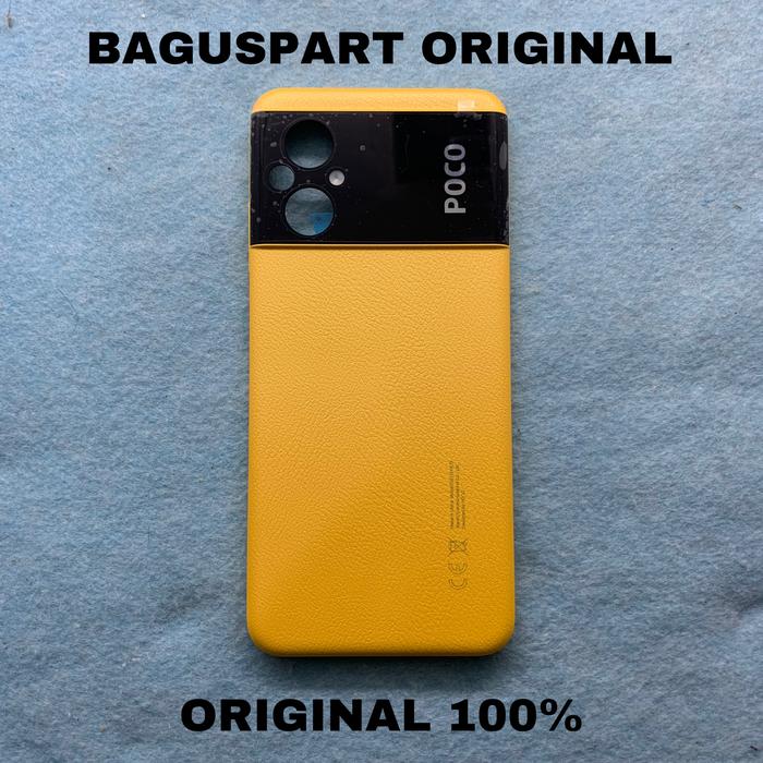 Gambar BACKDOOR CASING TUTUP XIAOMI REDMI POCOPHONE M5 ORIGINAL COPOTAN - Kuning dari BAGUSPARTS ORI undefined Tokopedia