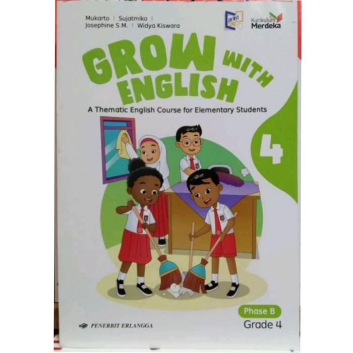 Jual GROW WITH ENGLISH Untuk SD Kelas 1 2 3 4 5 6 Kurikulum Merdeka ...