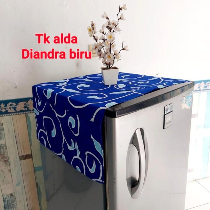 Gambar Obral Taplak Tutup Kulkas Minimalis Modern Kekinian - TK DIANDRA BIRU dari Retno Nisrina undefined Tokopedia