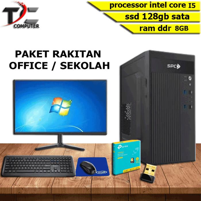 Gambar PC / KOMPUTER Rakitan - Intel Core I5 - RAKIT + MONITOR dari TECH COMP JAYA Kota Bekasi Tokopedia