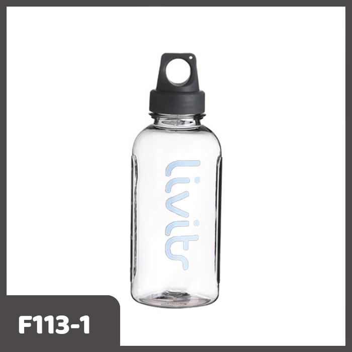 Gambar Botol Minum Sport Aesthetic Portable / tempat minum bening / BPA free 500ml - Abu-abu dari Easy Decoration undefined Tokopedia