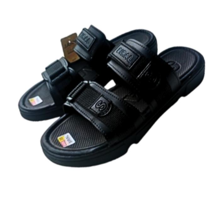 Gambar Sandal Pria Casual Anti Slip Terbaru Siral / Sandal Pria Slip On - Hitam, 41 dari Siral Laris undefined Tokopedia