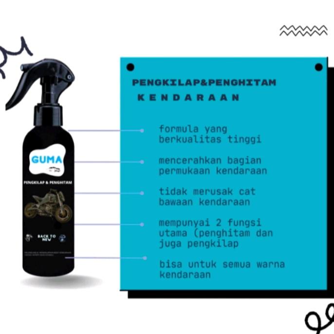 Gambar Pengkilap motor mobil body halus dan kasar Guma spray wax kendaraan 250ml perawatan body kendaraan seperti baru tinggal semprot universal dari Tahirsportmarket undefined Tokopedia
