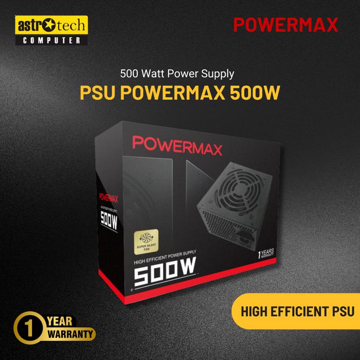 Gambar PSU Powermax 500W 500Watt 500 Power Supply dari Astrotech Computer undefined Tokopedia